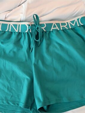 Under Armour Teal Women's Athletic Shorts